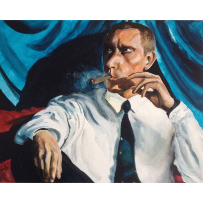 "Business" Akryl på lærred 80x100