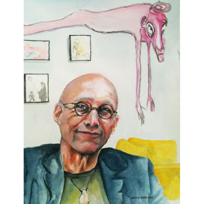 Portræt af billedkunstneren Erik Schwartsbart