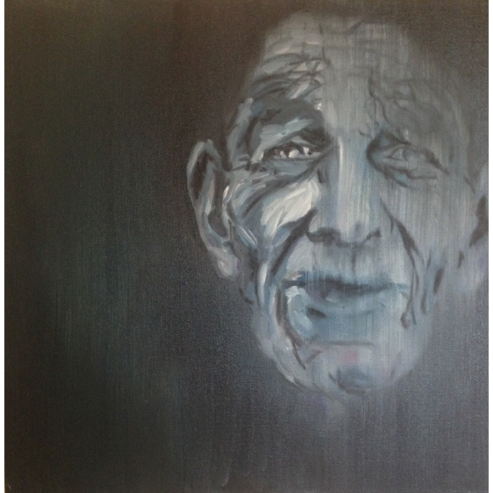 40 x 40 Olie på lærred